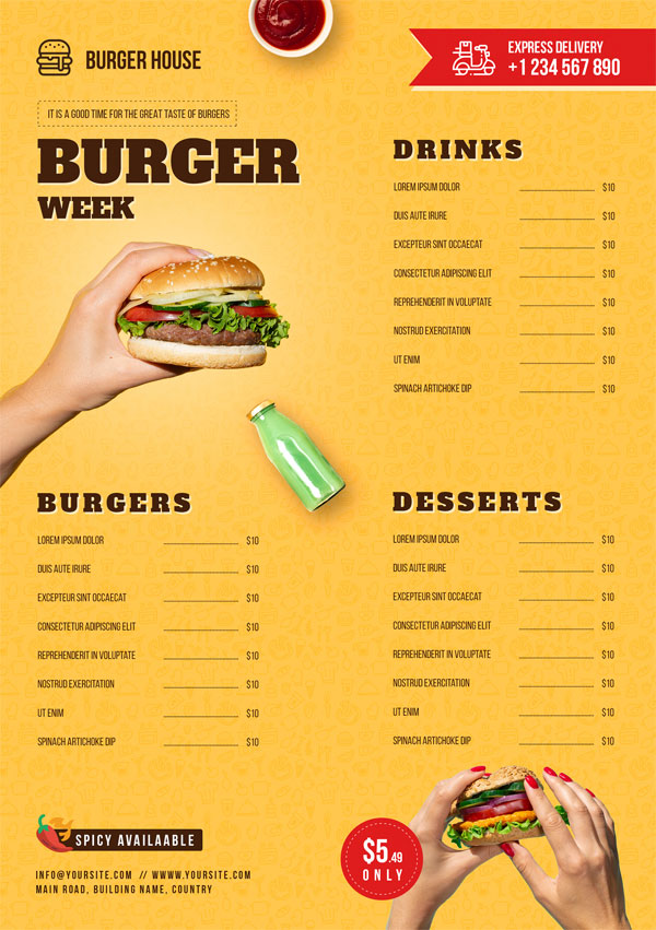 Menu Categories » Burger