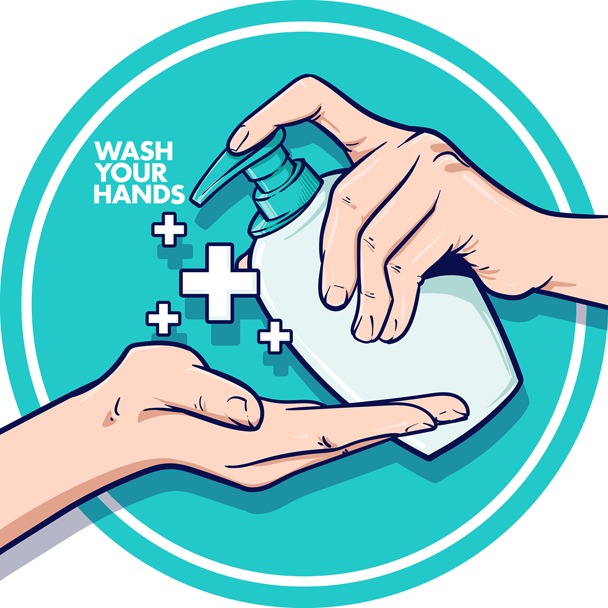 Wash Your Hands Logo