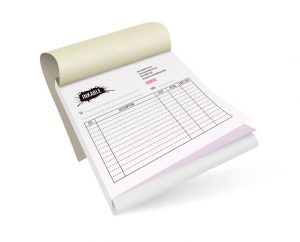 receipt book