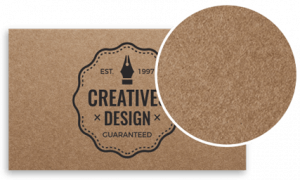 Kraft Business Card